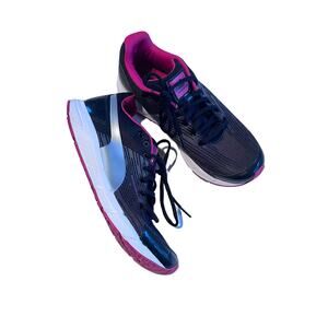 Puma Sequence Black  Hot Pink Running Shoes Sneakers size 9